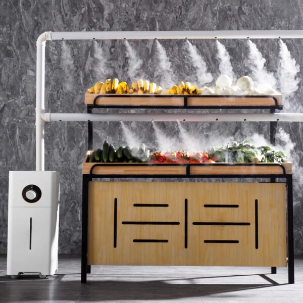 Simple Model –4 Heads 24L Large Humidifier For Commercial，top Fill Humidifiers，mobile Humidifier Suitable For Industrial、Commercial、office Enviro