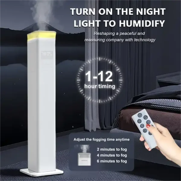 LIANXIANG – 13L Home Floor Standing Cool Mist Ultrasonic Air Humidifiers SC-D2403 Cool Mist With Child Lock And Light