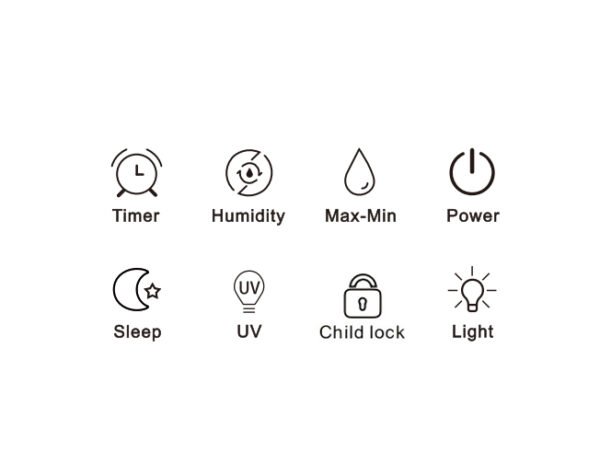 LIANXIANG – 13L Home Floor Standing Cool Mist Ultrasonic Air Humidifiers SC-D2403 Cool Mist With Child Lock And Light